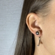 Design ezüst női fülbevaló